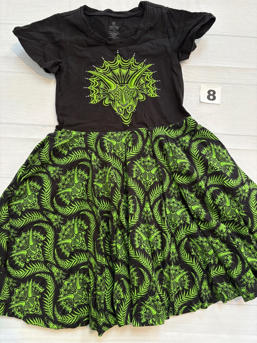Princess Awesome Triceratops Dress
